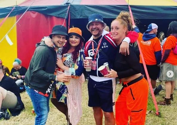 katealexcromwell posted this photo on her Instagram page after an "incredible" festival in 2022.