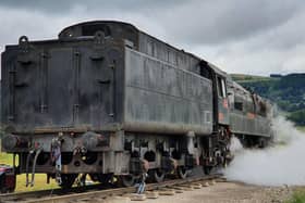 Rob Wakeling took this picture of the locomotive before filming took place.