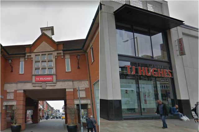 TJ Hughes stores in Sheffield and Chesterfield are set to close