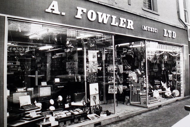 Fowlers music shop, Oxford Street, Ripley.