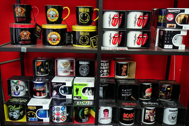 You can also buy a music-themed mug to show your appreciation for your favourite band!