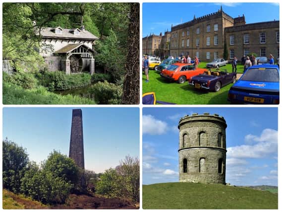 These are some of Derbyshire’s most unique attractions. 
Credit: TL: John Sutton - geograph.org.uk/p/6164714, BL/TR: Brian Eyre, BR: © G Laird - geograph.org.uk/p/6125321