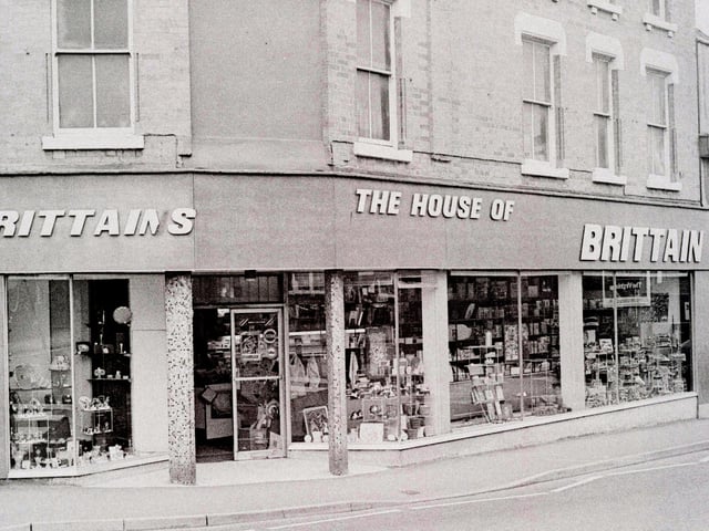 House of Brittain shop in Ripley, August 1981.