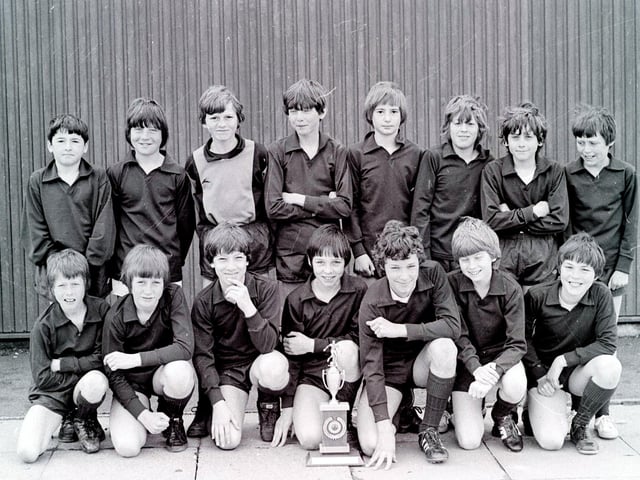 Ripley Mill Hill school trophy winners, May, 1983.