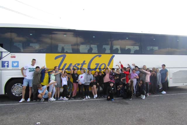 The school took a total of 27 children on the trip to London