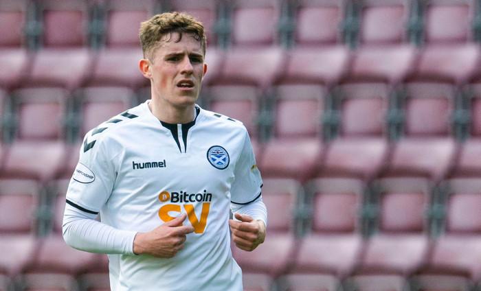 23-year-old midfielder has added goals to his game after establishing himself in Ayr's midfield over the past two seasons. Scored and impressed in a high-scoring defeat for his side at Tynecastle on Boxing Day.