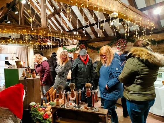 An artisan and producers market will take place at Dronfield Hall Barn and Peel Centre on November 24 and 25, 2023.