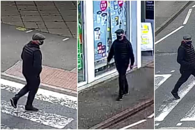Police have released CCTV images of a man they want to speak to after an elderly woman had her purse stolen in Ripley.