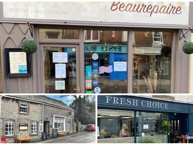 A patisserie in Belper, tea room in Castleton and greengrocer in Ashbourne are on the market.