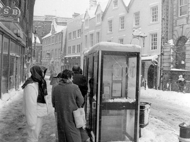 Despite it being bitterly cold, Mansfield residents were still getting out and about