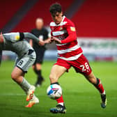 Branden Horton pictured in action for Doncaster Rovers.
