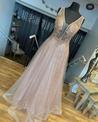 Feel like a princess in this floaty dress from The Prom Shop.