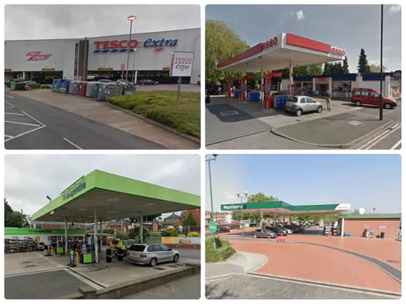 These are the latest petrol prices in and around Chesterfield.