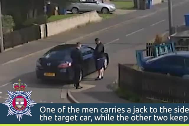 Derbyshire Constabulary have released a video showing how quickly a catalytic converter can be stolen, after two men were jailed for more than three years for stealing them.