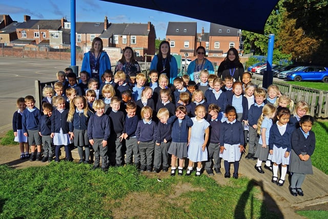 New starters at St Mary's Catholic Primary School.