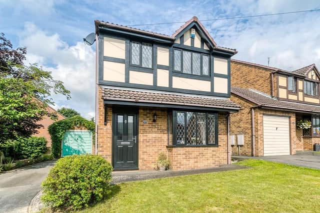 A three-bedroom, detached home on The Fairways, Danesmoor, is on the market for £260,000.