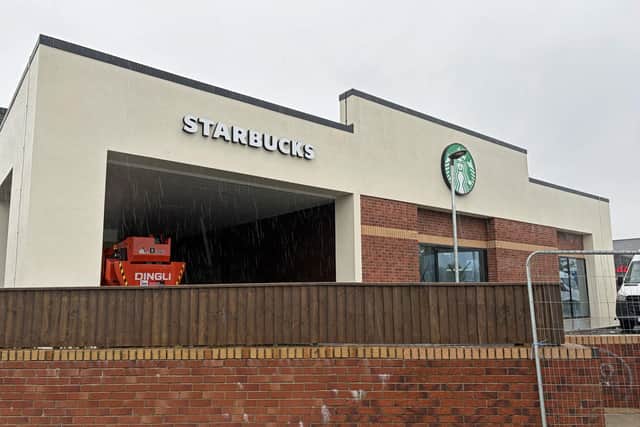 A new Starbucks drive-thru will open at Chesterfield’s Alma Leisure Park on Thursday, September 17.
