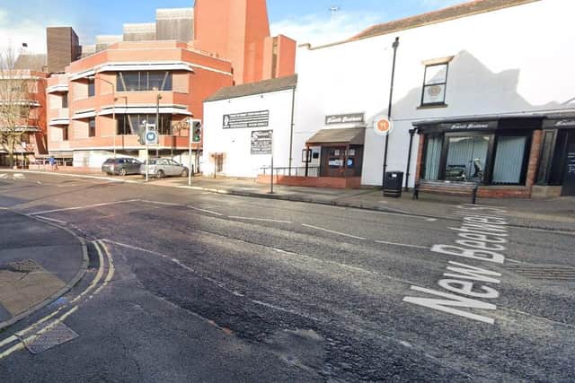 Police say they have received numerous reports of pavement parking in the area around Soulville Steakhouse in Chesterfield town centre (picture: Google)