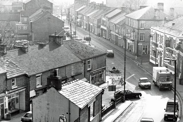 Market St, New Mills, late 1980s.