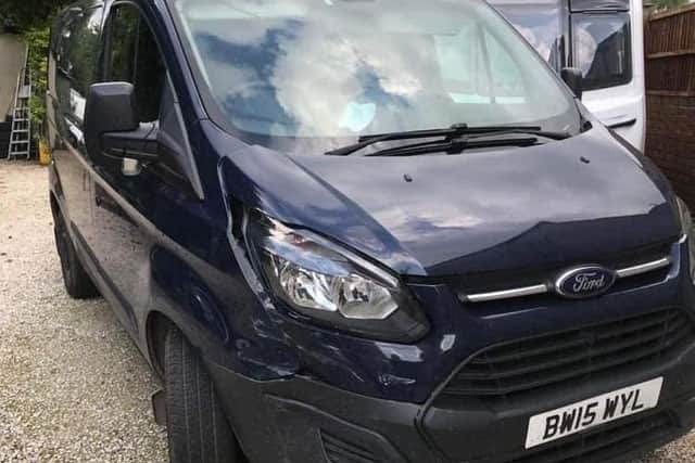 The car was taken yesterday from an address close to Bolsover.