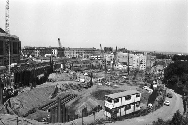 The Greenside gap-site was a massive hole in the ground at the top of Leith Walk in Edinburgh  for nearly 40 years, with various plans put forward over the years including a new BBC Scotland headquarters, before the Omni Centre was built in 2002.