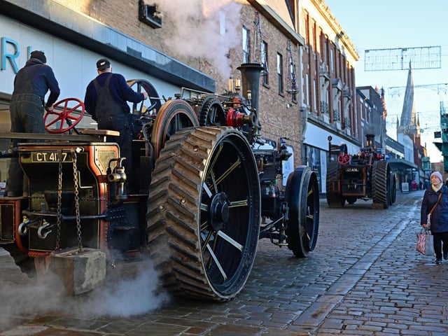 A steam engine is a heat engine that performs mechanical work using steam as its working fluid.