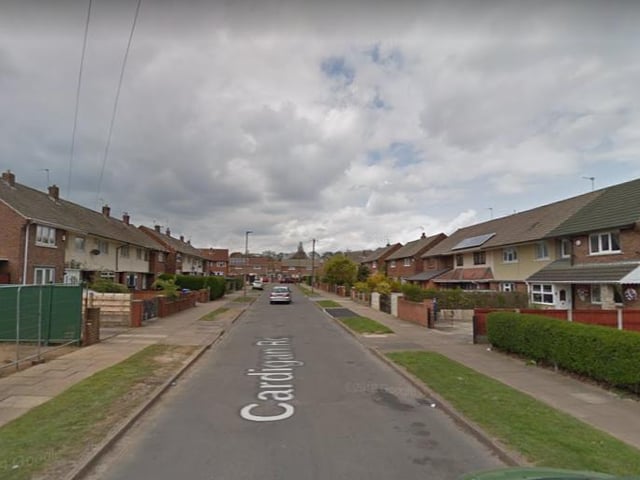 There were 4 more cases of criminal damage and arson reported near cardigan Road.