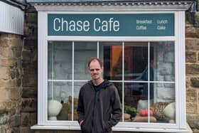 Leon White, co-owner of Chase Cafe in Leashaw, Holloway. Image from Leon White.