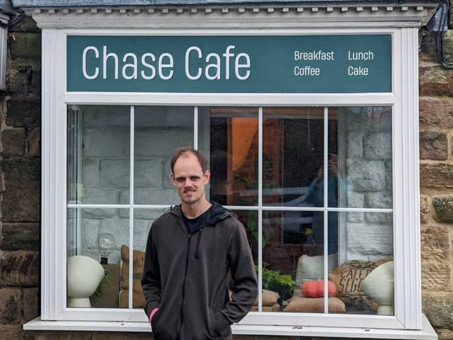 Leon White, co-owner of Chase Cafe in Leashaw, Holloway. Image from Leon White.