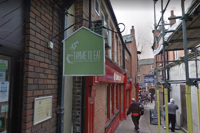 Thyme to Eat has a rating of four on Tripadvisor - winning customers over with its “tasty” vegetarian and vegan options.