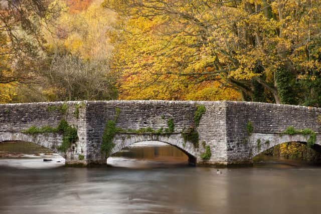 Bridge over the River Wye in Ashford in the Water. Photo by Peak District National Park Authority