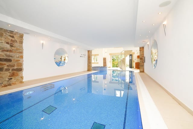 The leisure area also boasts a swimming pool, sauna, shower room and changing area.