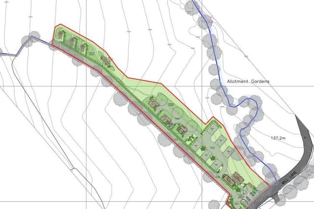 Plans For Proposed 'Glamping' Site At Mill Lane, Clay Cross