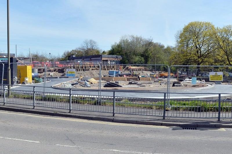 Building work on a new McDonald's Restaurant at West Bars is progressing well. The restaurant is due to open in the summer.