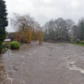 Flooding on the River Wye at Ashford In The Water.