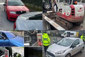 Stopped in the last week including drug drivers, tint window wallies, uninsured and unsecured loads