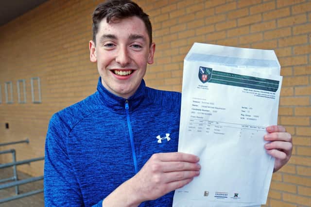 Netherthorpe School student Daniel Macpherson achieved an A in Advanced Biology, B in Business, and A in Physical Education