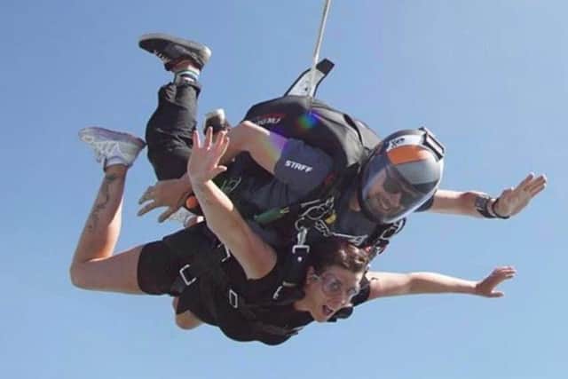 Rhia Mclean's Charity Skydive
