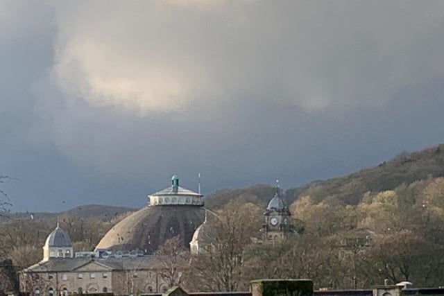 ​The clouds are gathering over Buxton in this latest offering from Pauline Baines.