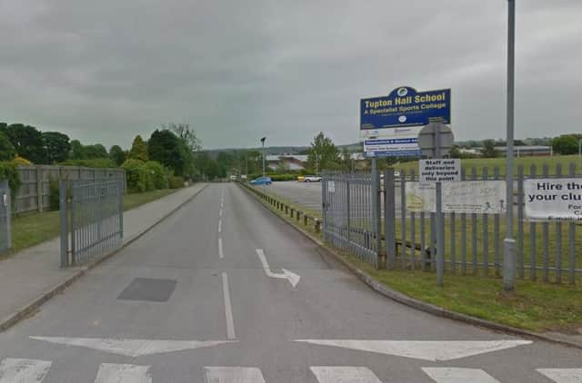 Tupton Hall School in Chesterfield has been leaving windows open to prevent the spread of coronavirus (pic: Google)