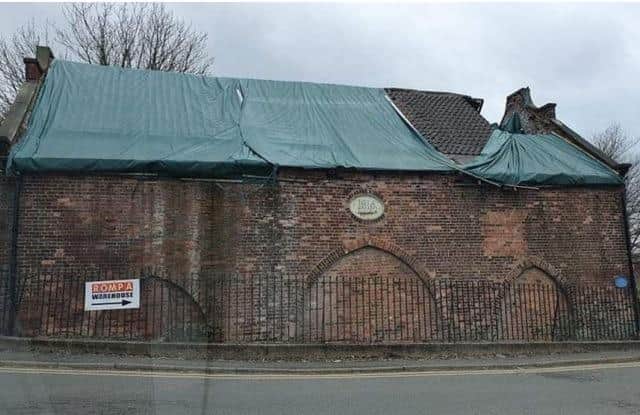 Emergency repairs are needed to save Chesterfield's oldest industrial building.