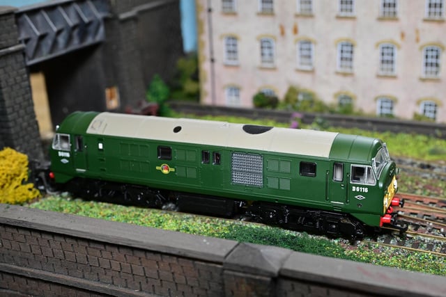 One of the locomotives featured in the Chesterfield Railway Modellers' exhibition