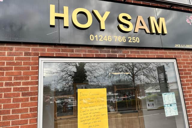Hoy Sam has excellent reviews on Google, users rated the Chinese takeaway 4.5/5, making it one of the best in Chesterfield