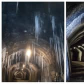 The Monsal Trail tunnels now (right) and how they looked before (pics: Emily Irving-Witt/Peak District National Park)