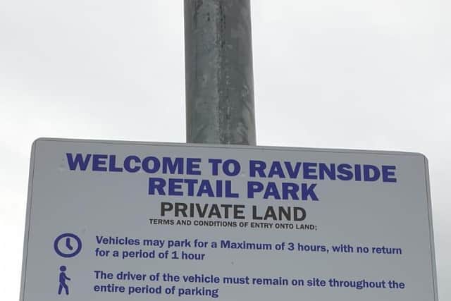 Chesterfield MP Toby Perkins has warned drivers about parking rules at Ravenside Retail Park.
