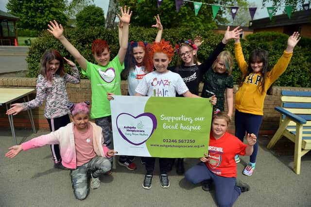 Holme Hall Primary School Year 5 pupils have organised a fundraiser for Ashgate Hospice on Friday May 28 by organising a Mad Hair Day.
