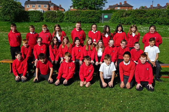 These Year 6 pupils are leaving Christ Church CofE Primary