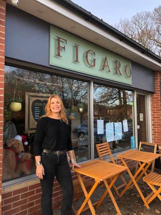 Rowan Adlington opened Figaro cafe in Allendale Road, Wingerworth, six months ago.