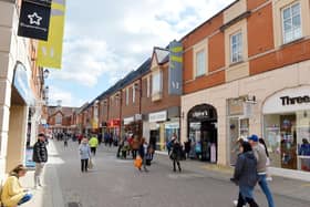 Footfall in Chesterfield town centre has been higher than normal since restrictions were eased.