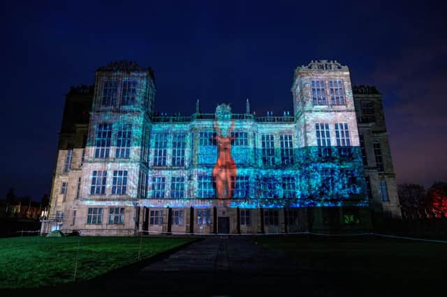 The Elizabethan grounds of Hardwick Hall light up this winter with the Luminate Light Trail